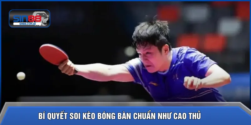 Bí quyết soi kèo bóng bàn chuẩn như cao thủ